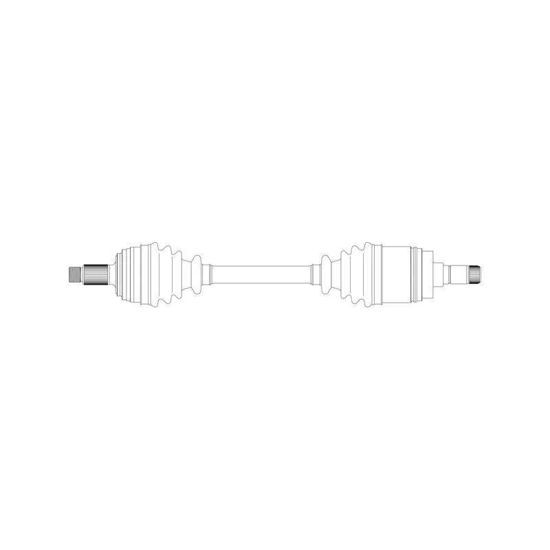 Arbre de transmission avant gauche GENERAL RICAMBI BW3074