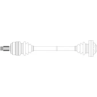 Arbre de transmission GENERAL RICAMBI BW3076