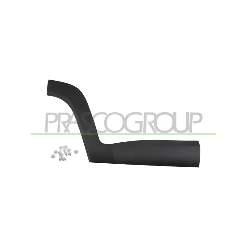Baguette et bande protectrice, porte arrière droit PRASCO JE1001453