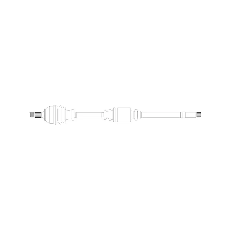 Arbre de transmission avant droit GENERAL RICAMBI CI3084