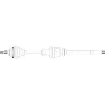 Arbre de transmission avant droit GENERAL RICAMBI CI3090