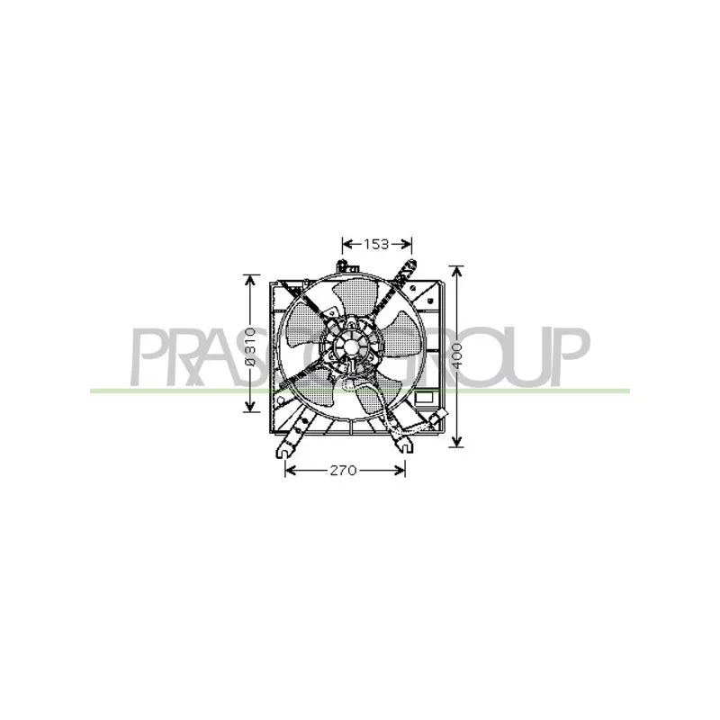 Ventilateur, refroidissement du moteur PRASCO KI420F001