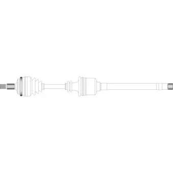 Arbre de transmission avant droit GENERAL RICAMBI CI3180