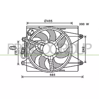 Ventilateur, refroidissement du moteur PRASCO