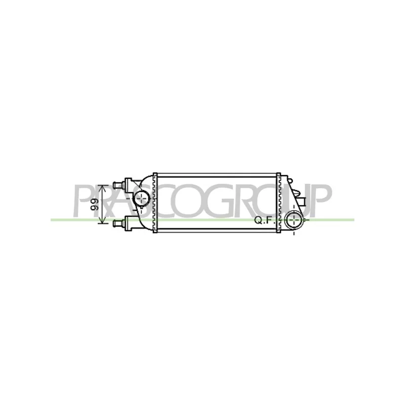 Intercooler, échangeur PRASCO LA004N001