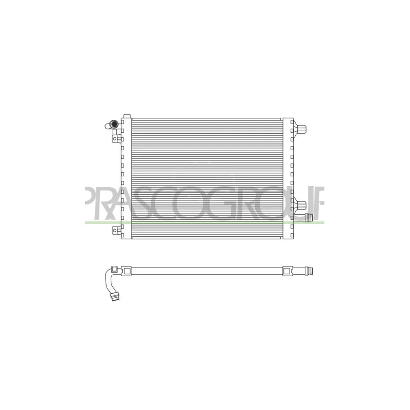 Radiateur, refroidissement du moteur PRASCO LR036R001