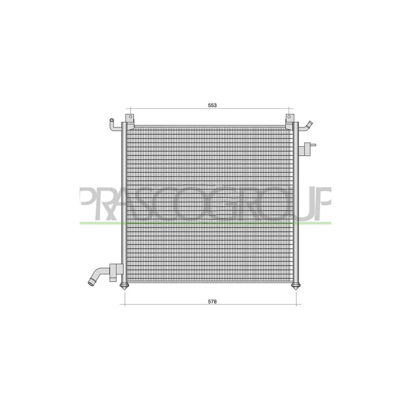 Radiateur, refroidissement du moteur PRASCO LR036R002