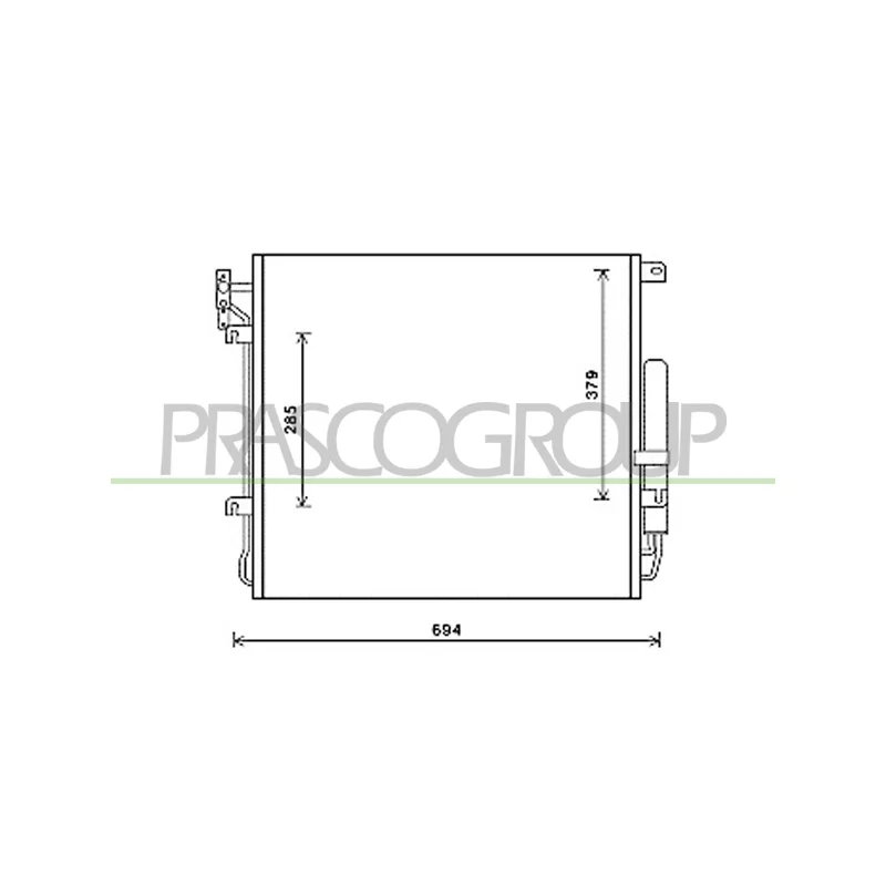 Condenseur, climatisation PRASCO LR864C001