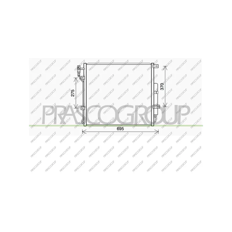 Condenseur, climatisation PRASCO LR864C002