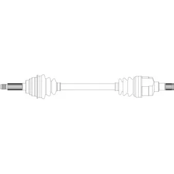 Arbre de transmission avant gauche GENERAL RICAMBI DW3011