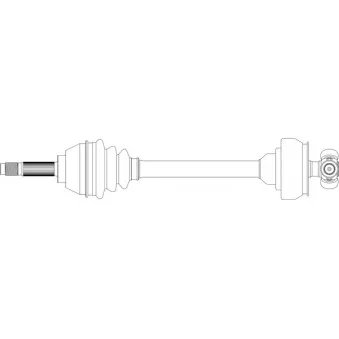 Arbre de transmission avant gauche GENERAL RICAMBI FI3020