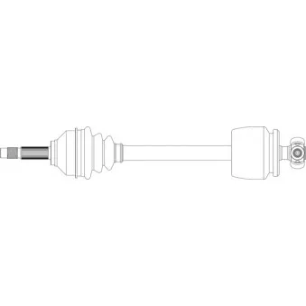 Arbre de transmission avant gauche GENERAL RICAMBI FI3027