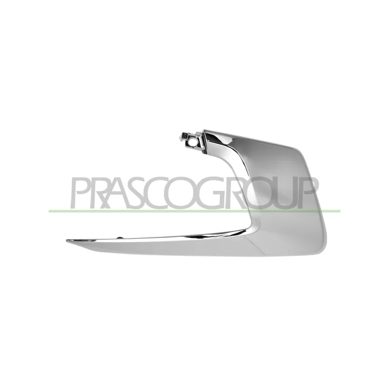 Baguette et bande protectrice, pare-chocs avant gauche PRASCO MB7191244