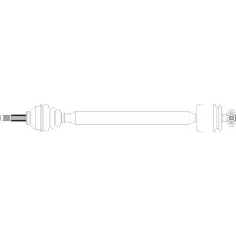 Arbre de transmission avant droit GENERAL RICAMBI FI3028