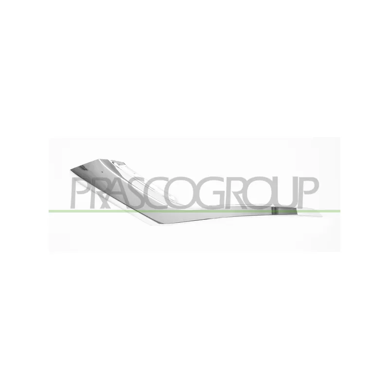 Baguette et bande protectrice, pare-chocs avant gauche PRASCO MB7201244