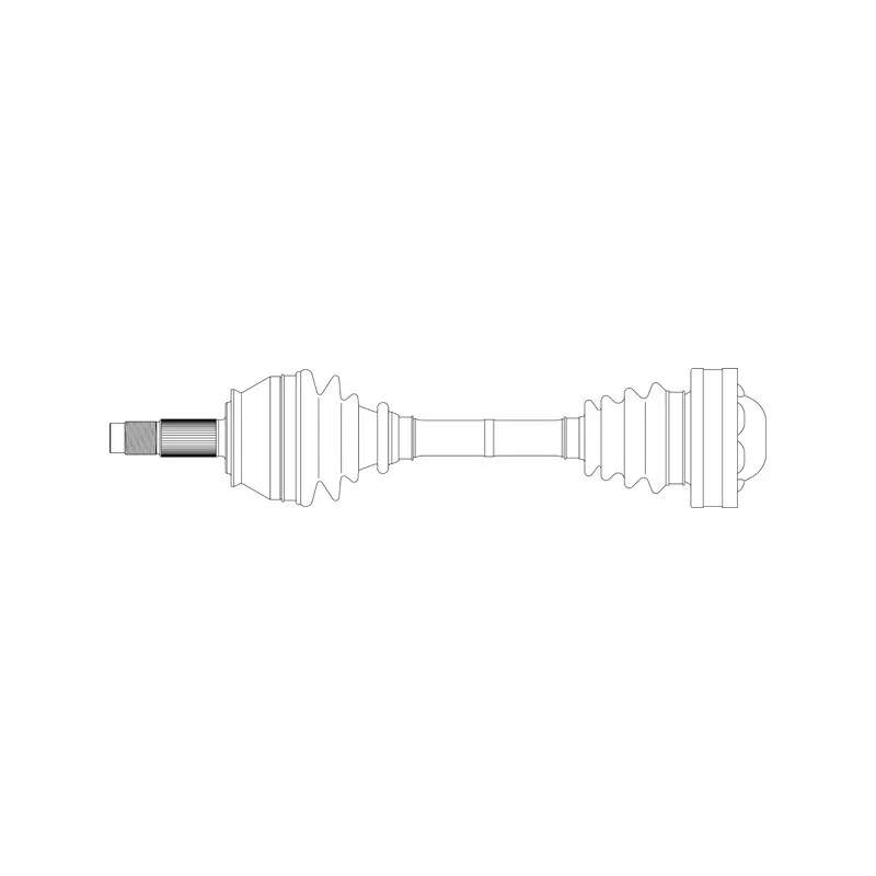 Arbre de transmission avant gauche GENERAL RICAMBI FI3045
