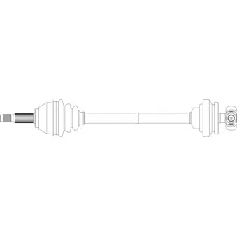 Arbre de transmission avant gauche GENERAL RICAMBI FI3064