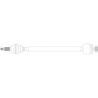 Arbre de transmission avant droit GENERAL RICAMBI FI3073