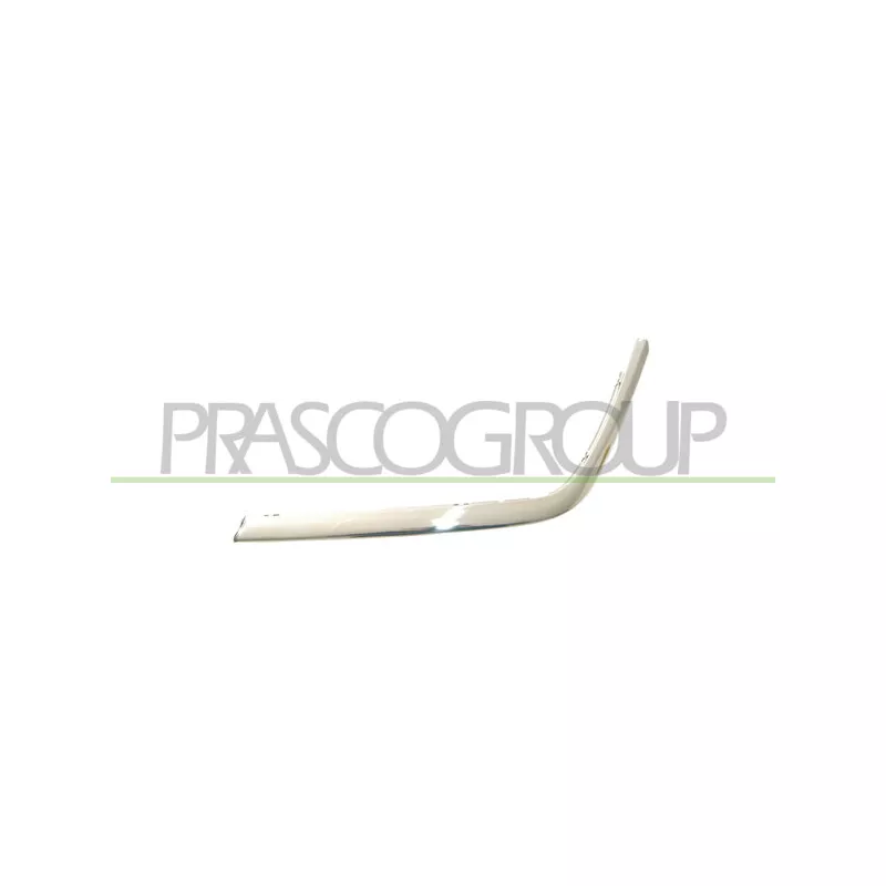 Baguette et bande protectrice, pare-chocs avant gauche PRASCO ME0251244
