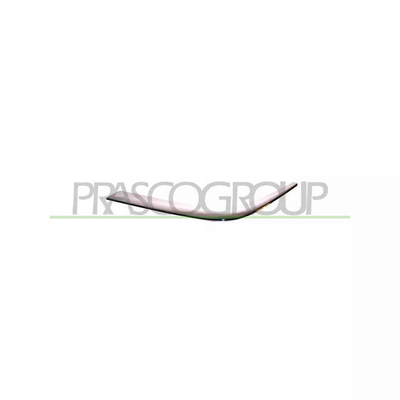 Baguette et bande protectrice, pare-chocs avant gauche PRASCO ME0251246