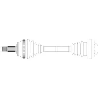 Arbre de transmission avant droit GENERAL RICAMBI FI3085
