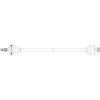Arbre de transmission avant droit GENERAL RICAMBI FI3093