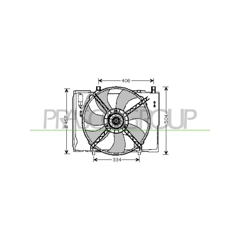 Ventilateur, refroidissement du moteur PRASCO ME025F002