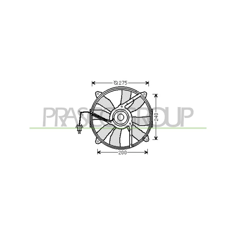 Ventilateur, refroidissement du moteur PRASCO ME025F003