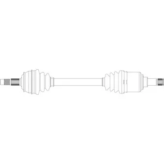 Arbre de transmission avant gauche GENERAL RICAMBI FI3097