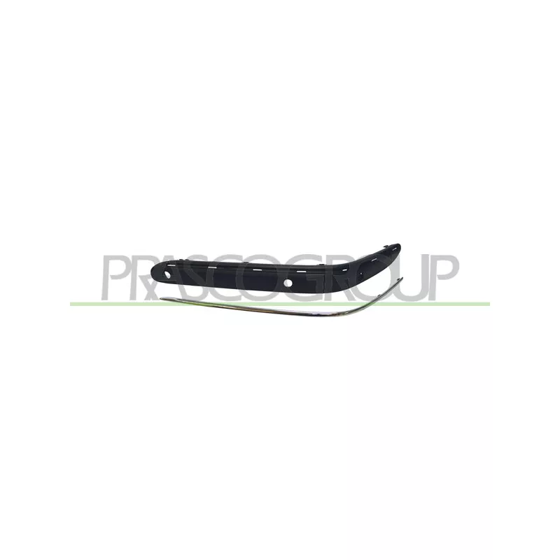 Baguette et bande protectrice, pare-chocs avant gauche PRASCO ME0271240