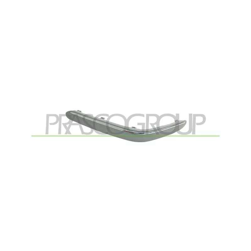 Baguette et bande protectrice, pare-chocs avant gauche PRASCO ME0271246