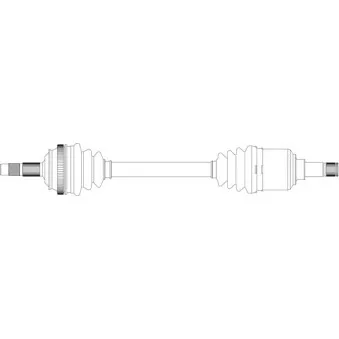 Arbre de transmission avant gauche GENERAL RICAMBI FI3109