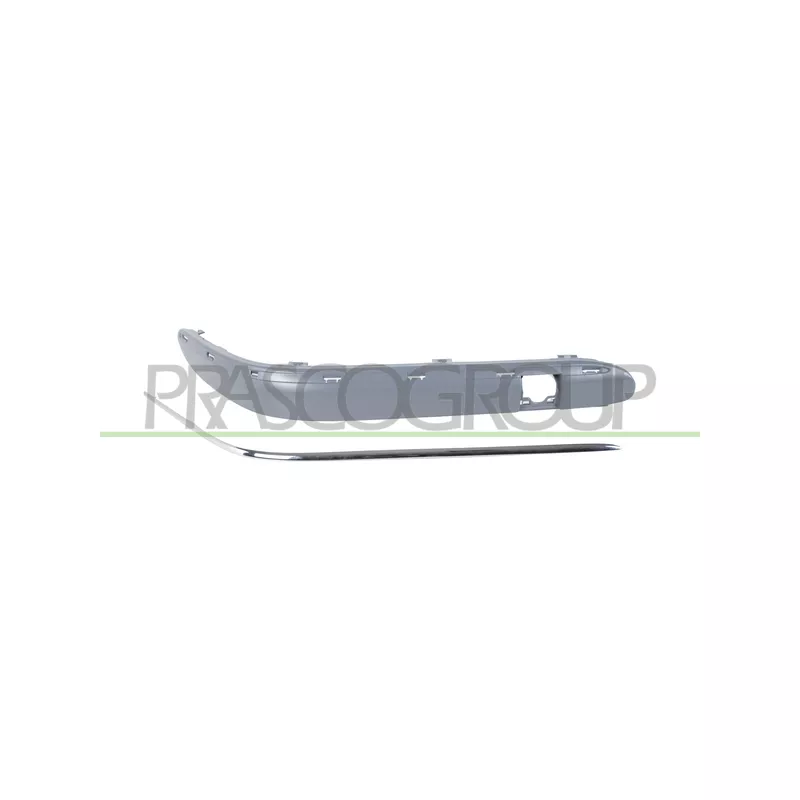 Baguette et bande protectrice, pare-chocs avant droit PRASCO ME0281243