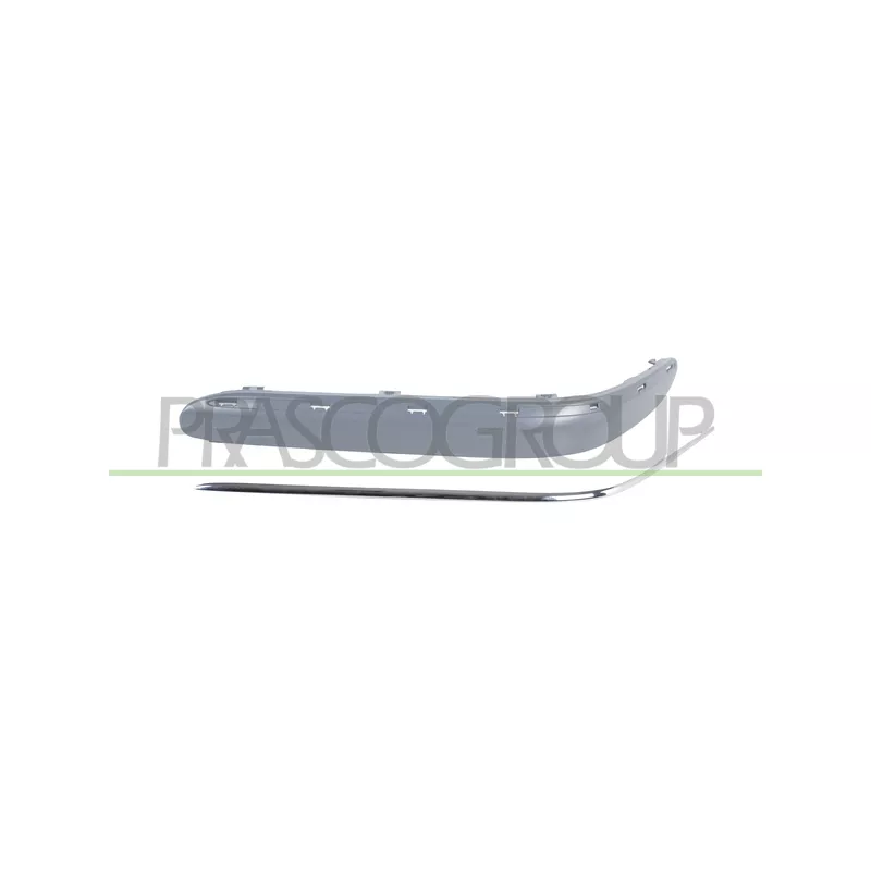 Baguette et bande protectrice, pare-chocs avant gauche PRASCO ME0281244
