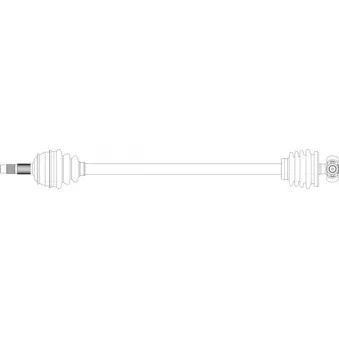 Arbre de transmission avant droit GENERAL RICAMBI FI3112