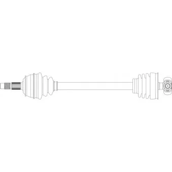 Arbre de transmission avant gauche GENERAL RICAMBI FI3117