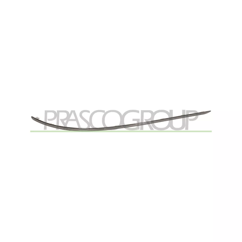 Baguette et bande protectrice, pare-chocs arrière gauche PRASCO ME0291274