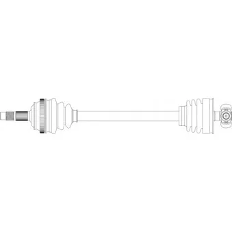 Arbre de transmission avant gauche GENERAL RICAMBI FI3119