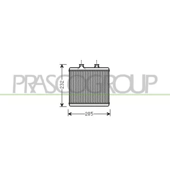 Système de chauffage PRASCO ME029H001