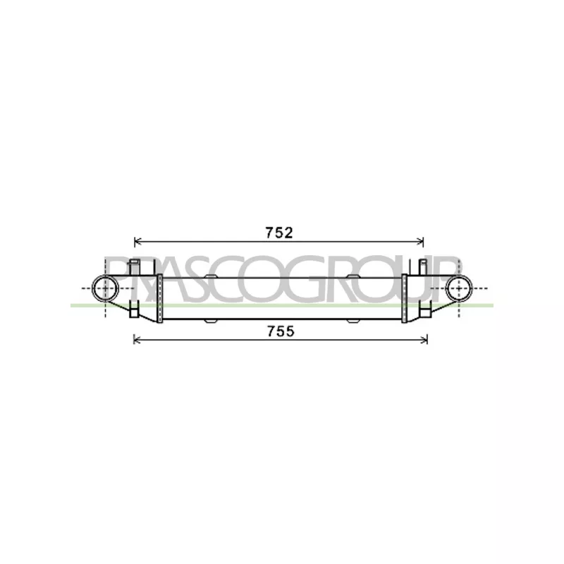 Intercooler, échangeur PRASCO ME029N003