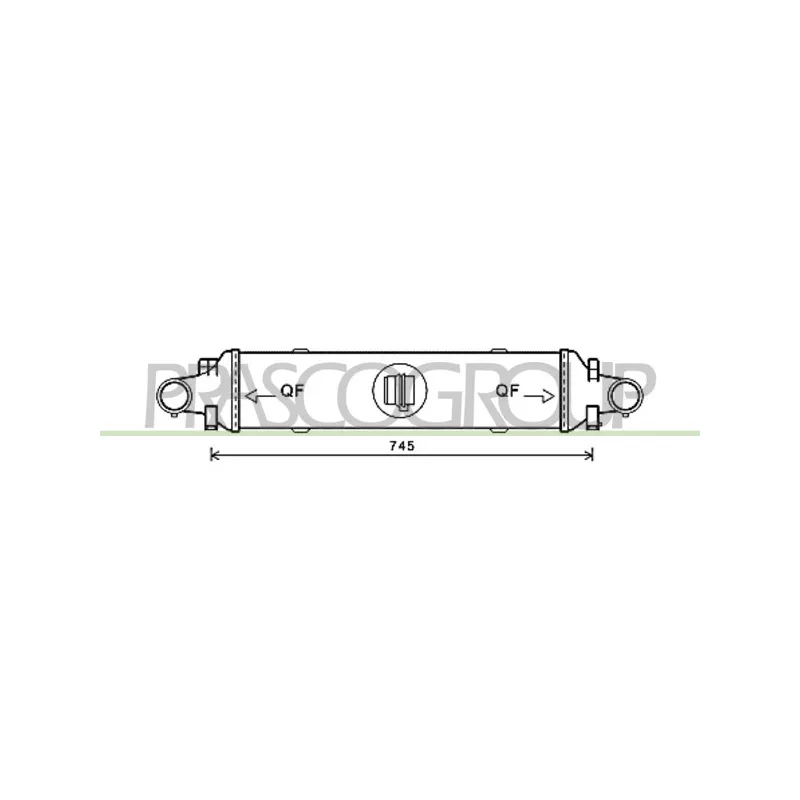 Intercooler, échangeur PRASCO ME029N004