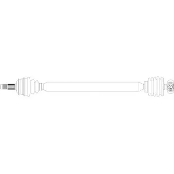 Arbre de transmission avant droit GENERAL RICAMBI FI3127
