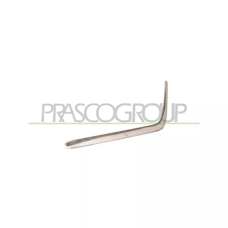 Baguette et bande protectrice, pare-chocs avant gauche PRASCO ME0321244