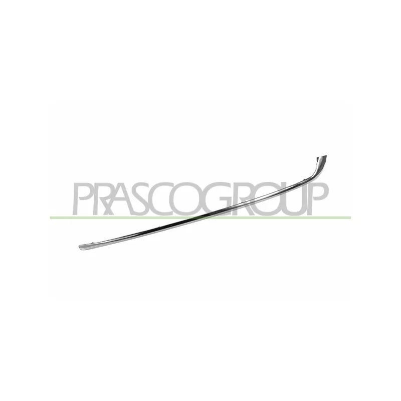 Baguette et bande protectrice, pare-chocs arrière gauche PRASCO ME0321254