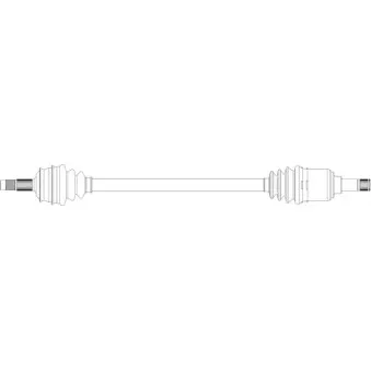 Arbre de transmission avant droit GENERAL RICAMBI FI3129