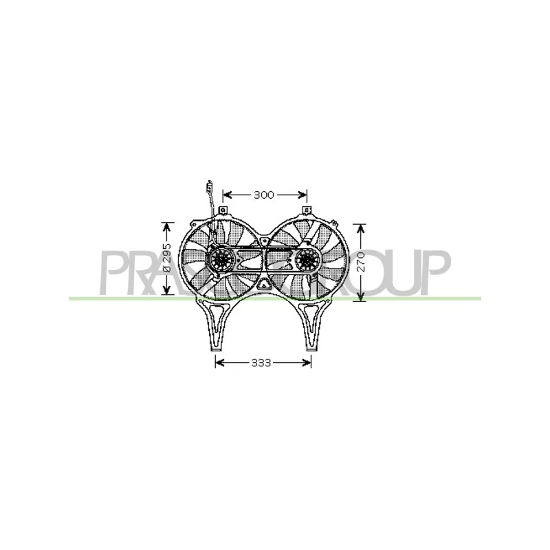 Ventilateur, refroidissement du moteur PRASCO ME035F003