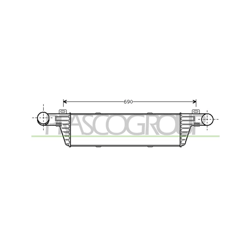 Intercooler, échangeur PRASCO ME035N001