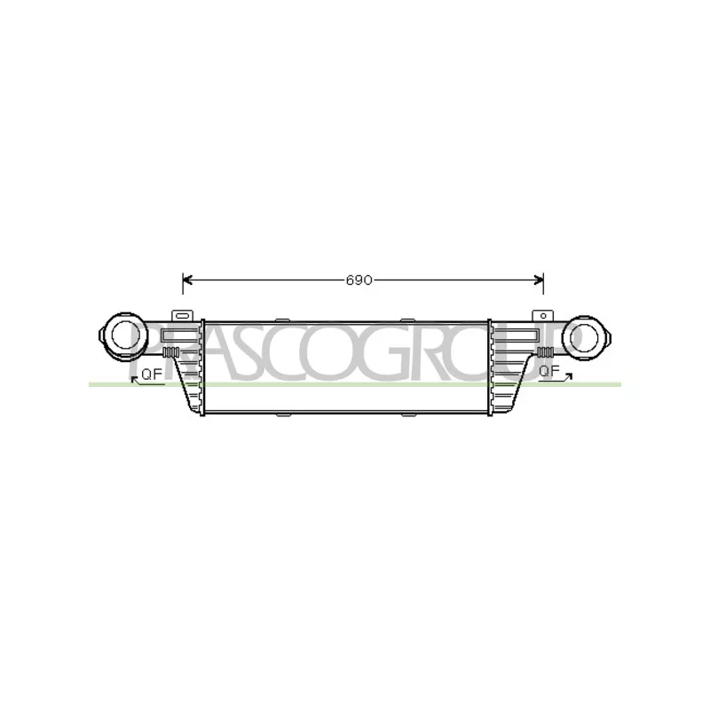 Intercooler, échangeur PRASCO ME035N003