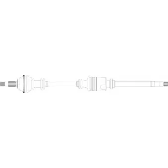 Arbre de transmission avant droit GENERAL RICAMBI FI3145