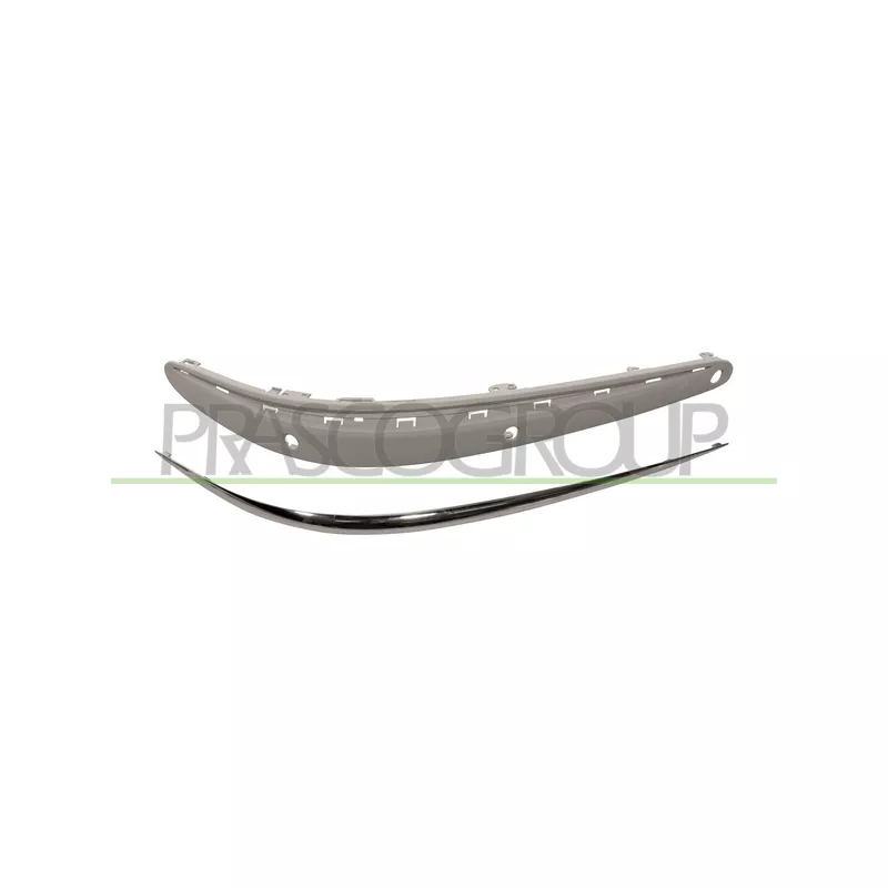 Baguette et bande protectrice, pare-chocs avant droit PRASCO ME0391247